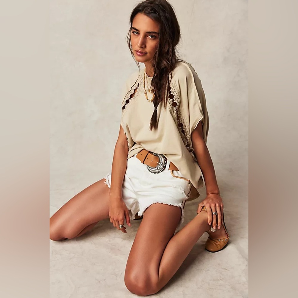 Rough Around the Edges Free People Top